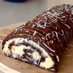 Rocambole de Prestígio Caseiro Cremoso em 30 Minutos com Leite Moça Nestlé