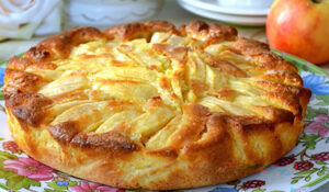 Bolo de Maçã sem açúcar e sem manteiga