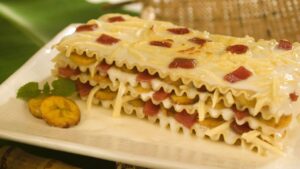 Lasanha de Banana com Queijo e Goiabada — Receita Surpresa Fácil