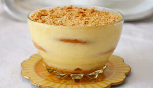 Leite creme com bolacha – é fácil de preparar e fica fantástico