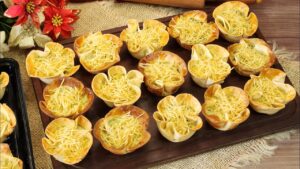 Essas Cestinhas de Queijo são tão viciantes que ninguém come só uma
