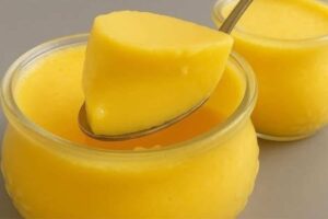 Mousse de Manga Cremosa Que Derrete na Boca