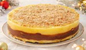 Delícia de Bolacha Maria: A Sobremesa Perfeita com Pudim Cremoso de Chocolate e Baunilha que Você Precisa Fazer Hoje!