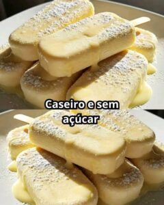 Picolé de Ninho Sem Açúcar: Cremoso, Suave e Perfeito para Quem Quer Doce sem Culpa