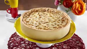 Torta de amendoim para o café da tarde