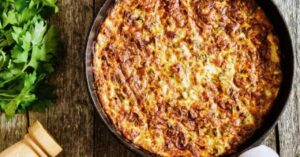 Essa torta de carne moída fica pronta em apenas 40min!