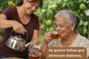 Chá das Quatro Folhas Mais Poderoso e Natural Para Cuidar do Corpo de Dentro Para Fora