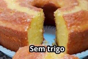 Bolo de Fubá sem Trigo Mais Fofinho e Aconchegante da Vida