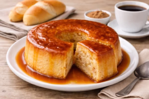 Pudim de Pão Simples e Econômico Caseiro