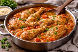 Frango Ensopado Simples e Bem Saboroso da Família