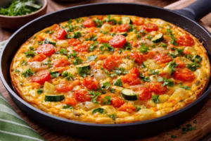 Omelete de Legumes Saudável e Leve