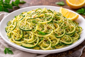 Espaguete de Abobrinha Leve e Saudável