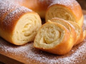 Rosca Doce Recheada com Creme