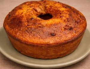 Bolo de Cenoura Mesclado