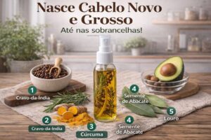Tônico Natural para Crescimento Rápido e Fios Mais Fortes