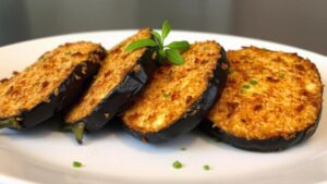 Berinjela Grelhada Maciez por dentro, leve crocância por fora e tempero na medida certa