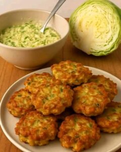 Bolinhos Fritos de Repolho: Receita Simples, Econômica e Irresistível