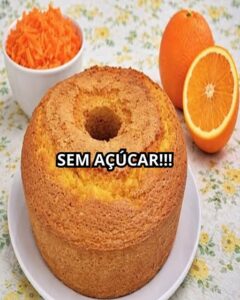 Bolo de Cenoura com Laranja Sem Açúcar: Receita Saudável, Aromática e Fácil de Fazer