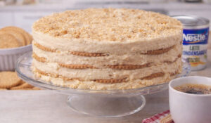 O melhor bolo de bolacha que já provei