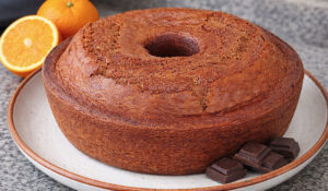 Desde que provei este bolo de chocolate e laranja nunca mais quis outro