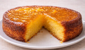 Bolo de laranja fofo e cheio de aroma