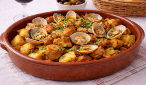 Carne de Porco à Alentejana (receita tradicional Portuguesa)