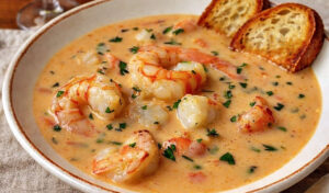 Creme de camarão – receita fácil e cheia de sabor