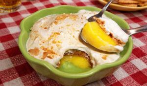 Doce da casa com Pudim Mandarim (faz-se num abrir e fechar de olhos e sai sempre bem)