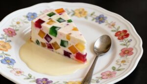 Mosaico de Gelatina Uma sobremesa simples que vira destaque na mesa só pela aparência