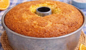 Pão de Ló de laranja grande e super fofinho