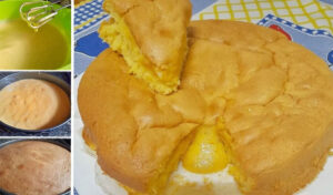 Pão de Ló da Páscoa – Só leva 3 ingredientes e é bem melhor que os comprados