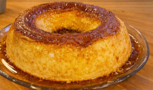 Pudim de Ovos Caseiro que tem passando de geração em geração