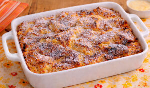 Pudim de Pão de Travessa (fácil de preparar e sai sempre bem)