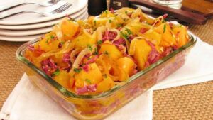 Quibebe com carne seca cremoso e fácil de fazer!