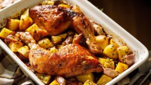 Receitas com sobrecoxa de frango: suculência e baixo custo