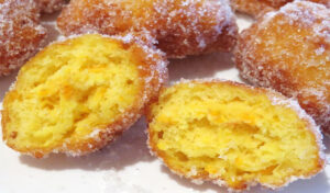 Sonhos de laranja fofinhos e deliciosos para a Páscoa