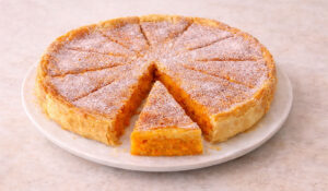 A melhor tarte de cenoura que já provei até hoje (que delícia)