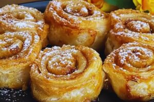 Caracóis com Canela e Maçã