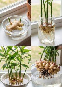 Aprenda a cultivar gengibre com apenas um copo d’água (testado e aprovado)