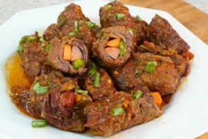 uma carne muito suculenta e derretendo na boca