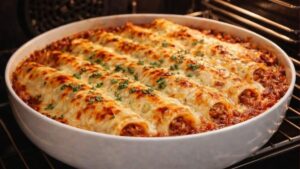 Canelone com massa de pastel fácil e irresistível: tão prático que você vai querer fazer toda semana