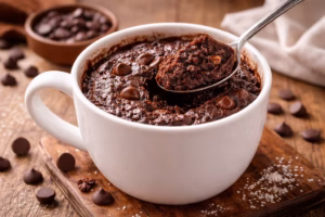 Brownie de Caneca em 2 Minutos: Fica Pronto Rápido e Muito Cremoso