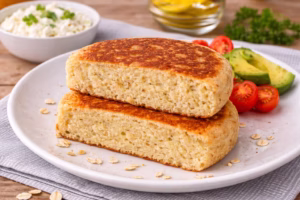 Pão de Aveia Saudável de Frigideira Fácil