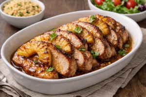 Lombo Suíno ao Abacaxi Suculento: Receita Agridoce Fácil para um Almoço Especial