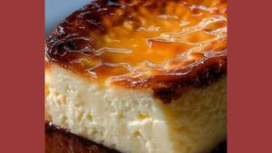 Cheesecake Basco Cremoso e Escandalosamente Delicioso que Derrete na Boca