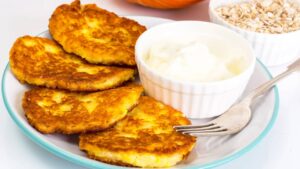 Panquecas de Aveia e Abóbora com Curry que transforma o café da manhã