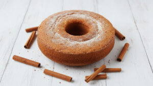 Bolo de Canela Ideal para acompanhar café fresco é perfeito