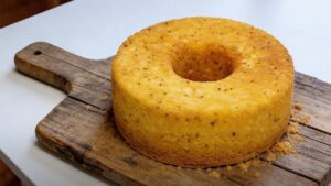 Bolo de Fubá com Erva-Doce para acompanhar um café quentinho
