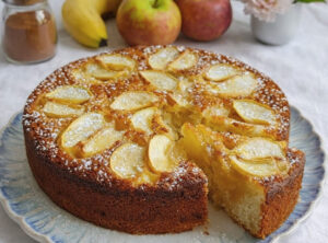 O Melhor Bolo de Maçã Sem Farinha e Sem Açúcar que Já Comi