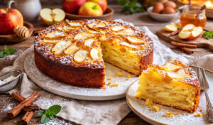 Bolo de Maçã Sem Farinha e Sem Açúcar (saudável e super delicioso)